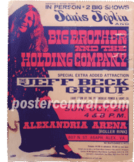 Janis Joplin big brother and the holding company poster